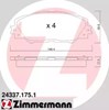 Колодки гальмівні дискові комплект 243371751 ZIMMERMANN