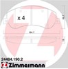 Дискові гальма 244841902 ZIMMERMANN