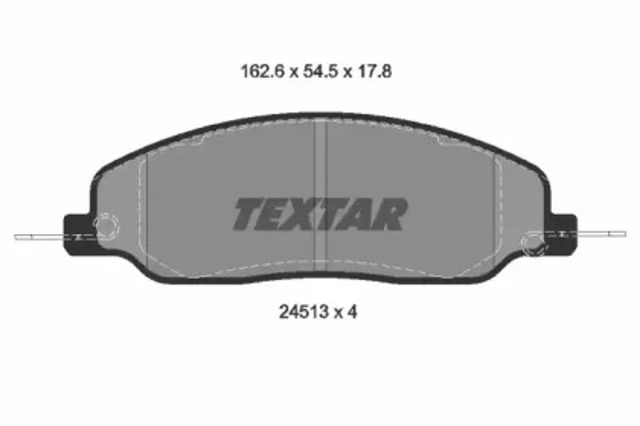 Тормозні колодки 2451301 TEXTAR