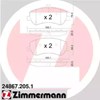 Тормозні колодки 248672051 ZIMMERMANN