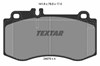 Тормозні колодки 2497601 TEXTAR
