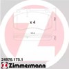 Колодки передні 249761751 ZIMMERMANN