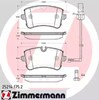 Колодки гальмові задні, дискові 252141752 ZIMMERMANN