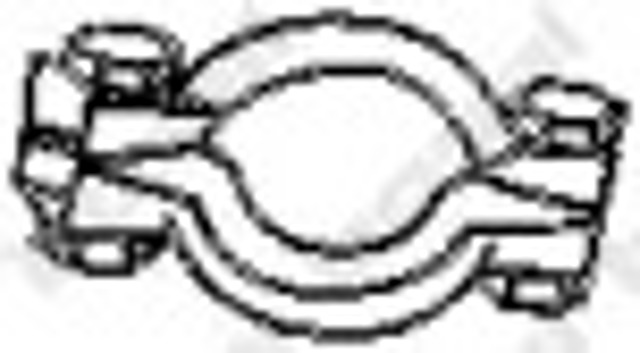 Кріплення глушника заднє 254387 BOSAL