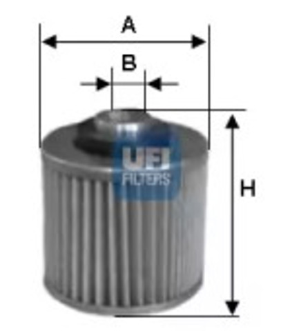 Фільтр очищення масла відцентровий 2551400 UFI