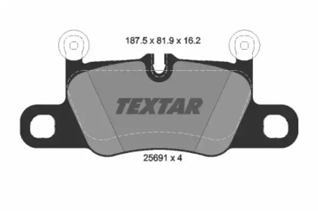 Задні дискові колодки 2569101 TEXTAR