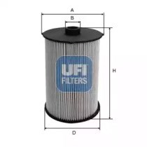 Фільтр паливний 2604300 UFI