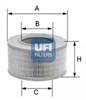 Система автоматичного очищення повітряного фільтра 2723900 UFI