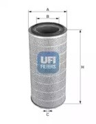 Елемент повітряного фільтра 2758400 UFI