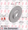 Гальмо дискове переднє 280317620 ZIMMERMANN