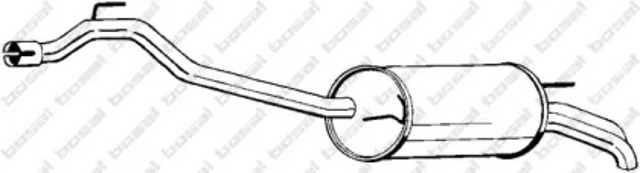 Глушник вихлопних газів кінцевий 283483 BOSAL