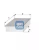 Автомобільний фільтр повітря 3031900 UFI