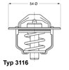 Термостат в зборі 311682D WAHLER