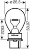 Лампочка 3156 OSRAM