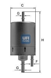Фільтр тонкого очищення палива 3183000 UFI