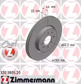 Тормозной диск 320.3805.20