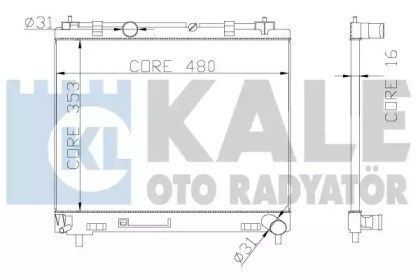 Радіатор 342140 KALE