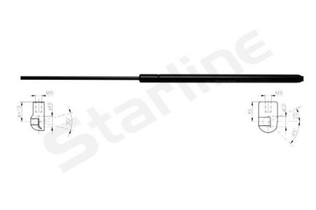 Амортизатор ляди 3452800 STARLINE