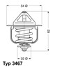 Блок термостата 346785D WAHLER