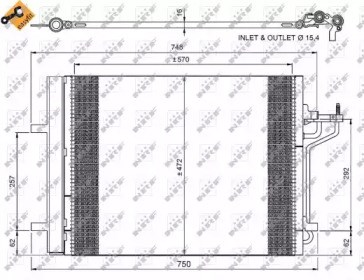 Конденсер 350052 NRF