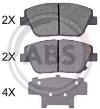 Колодки передні 35033 ABS