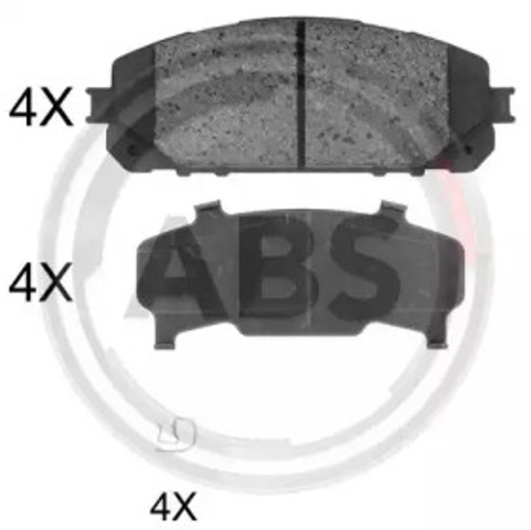 Гальмівні колодки 35047 ABS