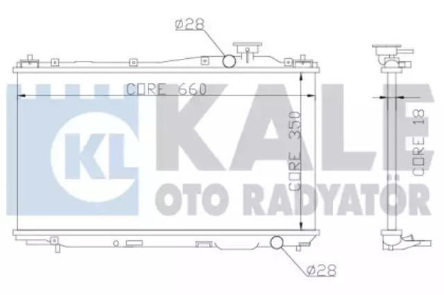 Радіатор 357000 KALE