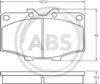 Колодки гальмівні дискові комплект 36462 ABS