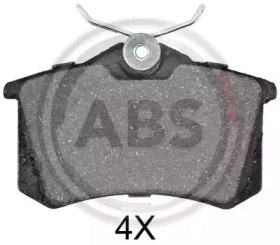 Колодки на гальмо задній дисковий 366231 ABS