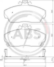 Дискові гальма 36746 ABS
