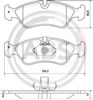 Колодки передні 36896 ABS