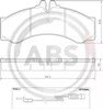 Колодки гальмівні передні, дискові 37000 ABS