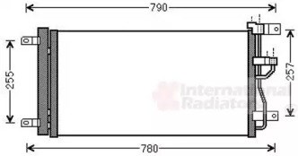 Трубопроводи і радіатор кондиціонера 37005612 VAN WEZEL