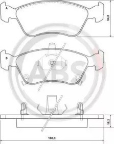 Bosch гальмівні колод, передн,toyota avensis 1,8 2,0 97- 37029