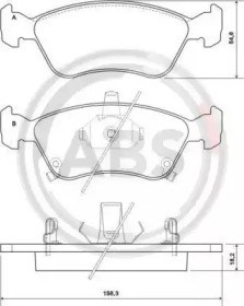 Гальмівні колодки 37029 ABS