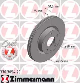 Ротор гальмівний 370305420 ZIMMERMANN