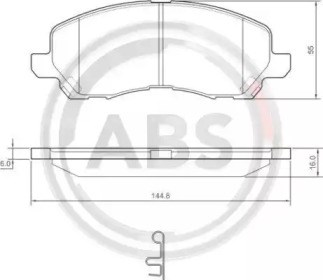 Гальмівні колодки 37202 ABS