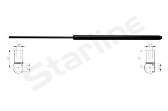 Амортизатор ляди 3724810 STARLINE