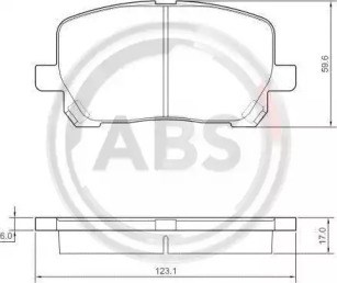 Гальмівні колодки 37328 ABS