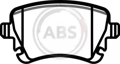 Задні дискові колодки 37411 ABS