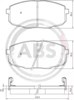 Колодки передні 37442 ABS