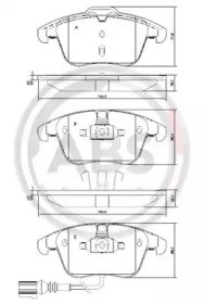 Дискові гальма 37612 ABS