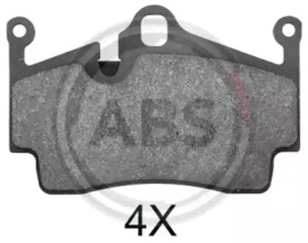 Задні гальмівні колодки 37697 ABS