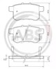 Колодки гальмівні задні, дискові 37756 ABS