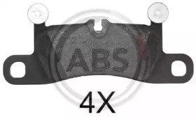 Задні колодки 37788 ABS