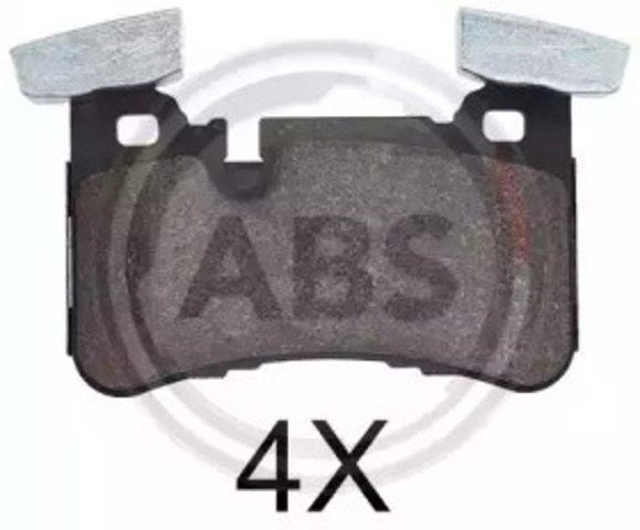 Комплект задніх колодок 37812 ABS
