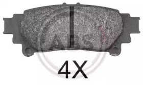 Задні колодки 37815 ABS