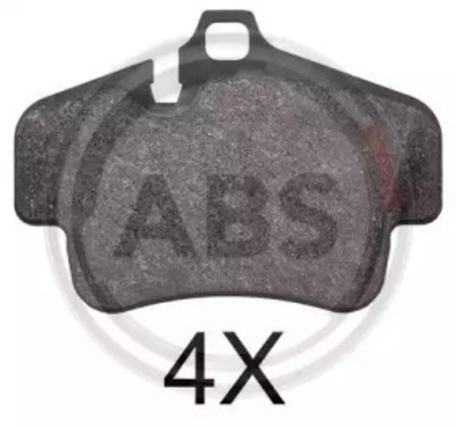 Колодки гальмівні задні, дискові 37823 ABS