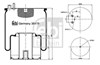 Пневмоподушка/пневморессора моста 38419 FEBI