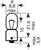 Лампочка 3893 OSRAM